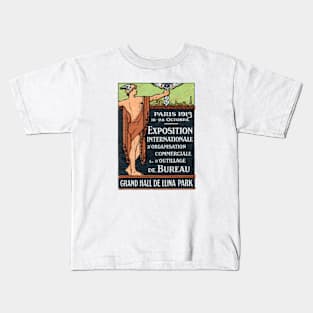 1913 Paris France Exposition Kids T-Shirt